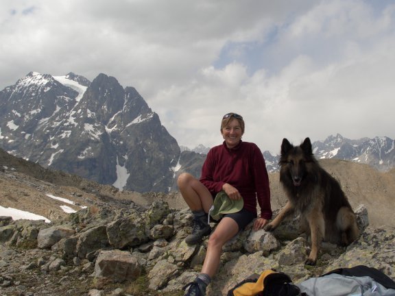 alpine dog walk
