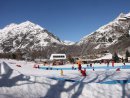pelvoux ski station sledging