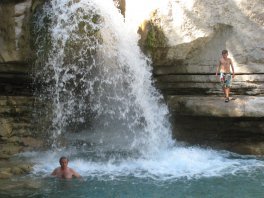 waterfall near vallouise